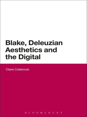 cover image of Blake, Deleuzian Aesthetics, and the Digital